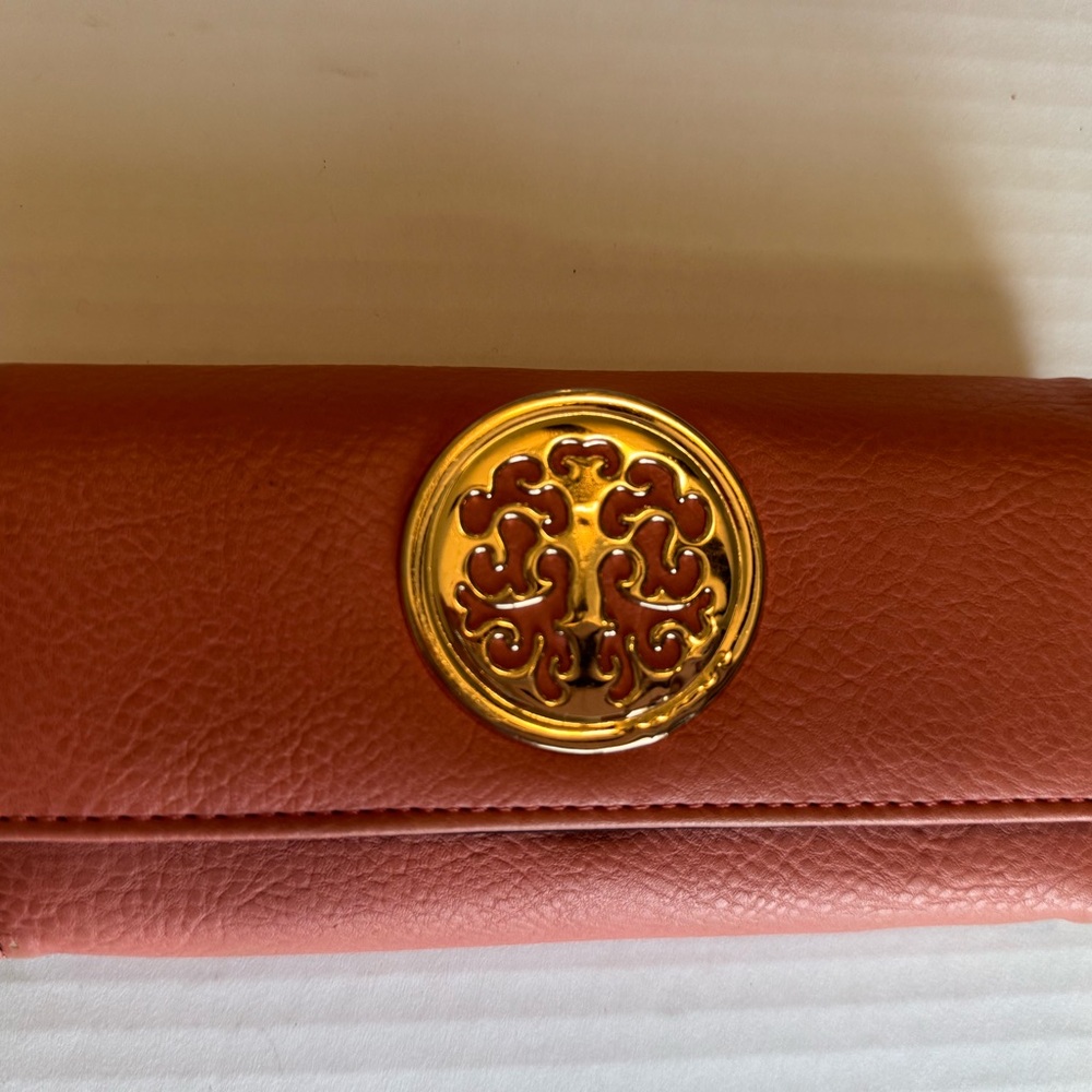 Elegant orange wallet